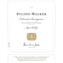 Pulido Walker Melanson Vineyard Cabernet Sauvignon 2013 Front Label