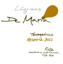 Bodegas Patricinio Lagrimas de Maria Reserva 2011 Front Label