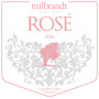 Milbrandt Traditions Rose 2016 Front Label