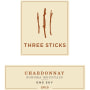 Three Sticks One Sky Sonoma Mountain Chardonnay 2015 Front Label