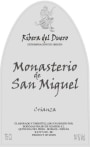 Bodegas Prado de Olmedo Monasterio de San Miguel Crianza 2011 Front Label