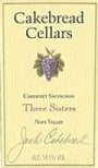 Cakebread Three Sisters Cabernet Sauvignon 1996 Front Label