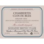 Bruno Clair Chambertin-Clos de Beze Grand Cru 2003 Front Label