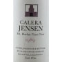 Calera Jensen Vineyard Pinot Noir 1989 Front Label