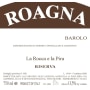 Roagna Barolo La Rocca E La Pira Riserva 1996 Front Label