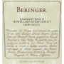 Beringer Bancroft Ranch Merlot Private Reserve 1997 Front Label