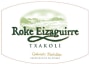 Bodegas Roke Eizaguirre Txakoli 2013 Front Label