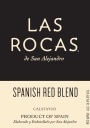 Bodegas San Alejandro Las Rocas Spanish Red Blend 2012 Front Label