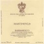 Marchesi di Gresy Barbaresco Martinenga 1996 Front Label