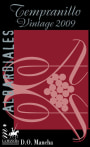 Bodegas San Antonio Abad Albardiales Tempranillo 2009 Front Label