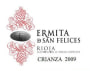 Bodegas Santalba Ermita de San Felices Crianza 2009 Front Label