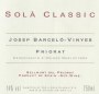 Bodegas Sola Classic Vinyes Josep 2007 Front Label