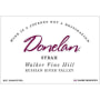 Donelan Walker Vine Hill Syrah 2009 Front Label