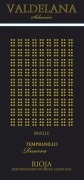 Bodegas Valdelana Braille Reserva Tempranillo 2011 Front Label