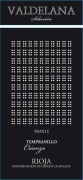 Bodegas Valdelana Braille Crianza Tempranillo 2012 Front Label