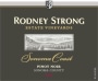 Rodney Strong Sonoma Coast Pinot Noir 2013 Front Label