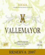 Bodegas Vallemayor Reserva 2007 Front Label