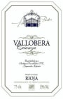 Bodegas Vallobera Crianza 2008 Front Label
