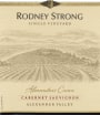 Rodney Strong Alexander's Crown Cabernet Sauvignon 2007 Front Label