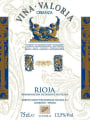 Vina Valoria Vina Valoria Tinto Crianza 2011 Front Label