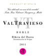 Bodegas Valtravieso Roble 2011 Front Label