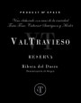 Bodegas Valtravieso Reserva 2010 Front Label