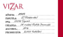 Bodegas Vizar Syrah 2009 Front Label