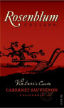Rosenblum Cellars Vintner's Cuvee Cabernet Sauvignon 2011 Front Label