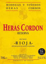Bodegas y Vinedos Heras Cordon Reserva 2006 Front Label