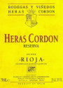 Bodegas y Vinedos Heras Cordon Reserva 2003 Front Label
