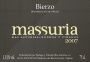 Bodegas y Vinedos Mas Asturias Massuria 2007 Front Label