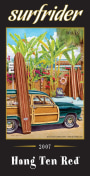 Rosenthal Surfrider Hang Ten Red 2007 Front Label