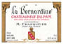 M. Chapoutier  Chateauneuf-du-Pape La Bernardine 1998 Front Label