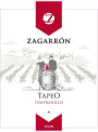 Bodegas Zagarron Tapeo Tempranillo 2013 Front Label