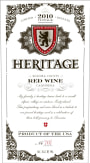 Roth Estate Heritage Red 2010 Front Label