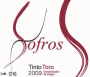 Bodegueros Quinta Esencia Sofros 2009 Front Label