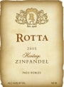Rotta Heritage Zinfandel 2005 Front Label