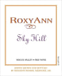 RoxyAnn Sky Hill Red 2009 Front Label