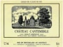 Chateau Cantemerle  1986 Front Label