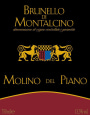 Bonacchi Brunello di Montalcino Molino del Piano 2009 Front Label