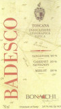 Bonacchi Toscana Badesco 2009 Front Label