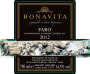 Bonavita Faro 2012 Front Label