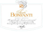 Bonfanti Malbec 2011 Front Label