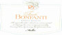 Bonfanti Malbec 2009 Front Label