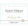Henry Fessy Saint Veran Grange Bois 2015 Front Label