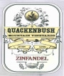 Rutherford Grove Quackenbush Vineyards Zinfandel 2009 Front Label