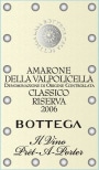 Bottega S.P.A Il Vino Pret-a-Porter Amarone della Valpolicella Classico Riserva 2006 Front Label