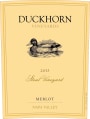 Duckhorn Stout Vineyard Merlot 2013 Front Label