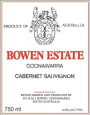 Bowen Estate Cabernet Sauvignon 2011 Front Label