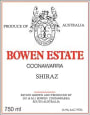 Bowen Estate Shiraz 2011 Front Label